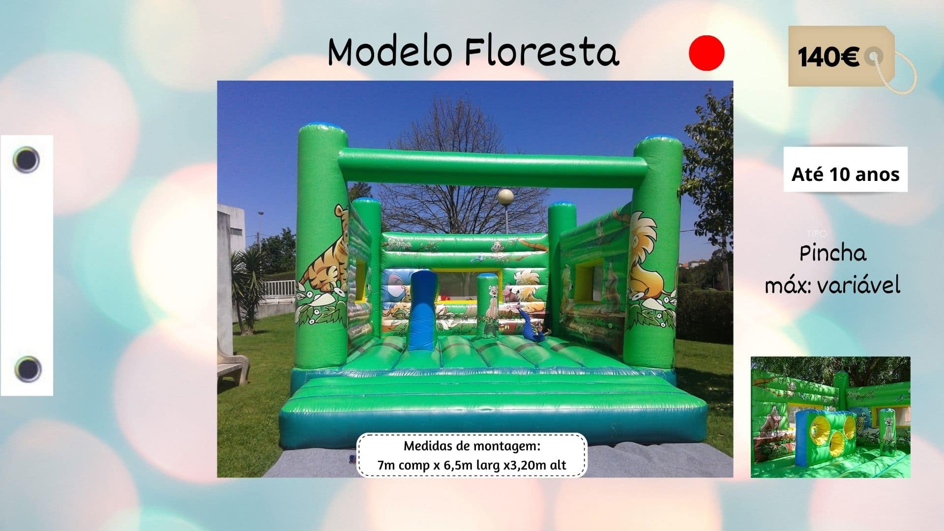 Insuflável Floresta