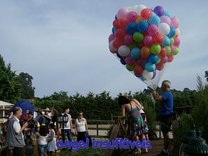 largada de balões na rede