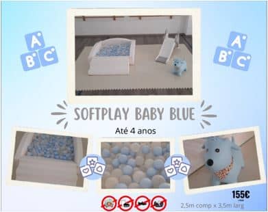 softplay baby blue