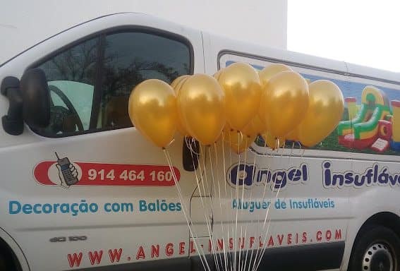 angel insuflaveis carrinha de transporte de insuflaveis e baloes