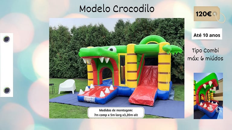 Insuflável Crocodilo